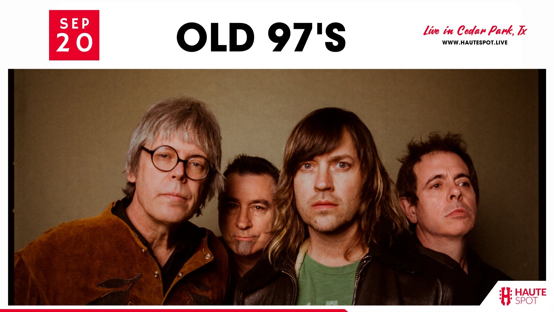 Old 97's Live in Cedar Park, Tx on Saturday, September 20th, 2025